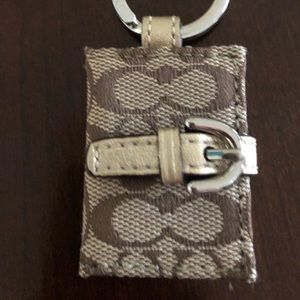 New Coach key chain fob